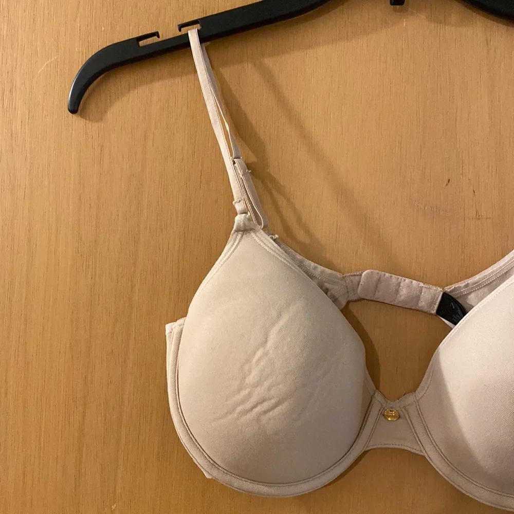 Natori Women’s Underwire Single Hook Clasp Bra Tan Nude Size 34C